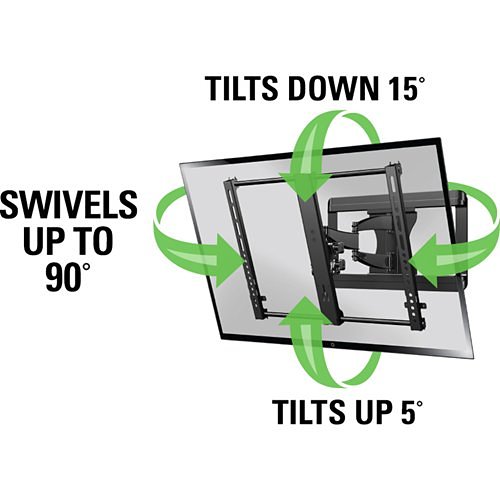 Sanus VMF620 Full Motion TV Wall Mount for 37"-55" TVs