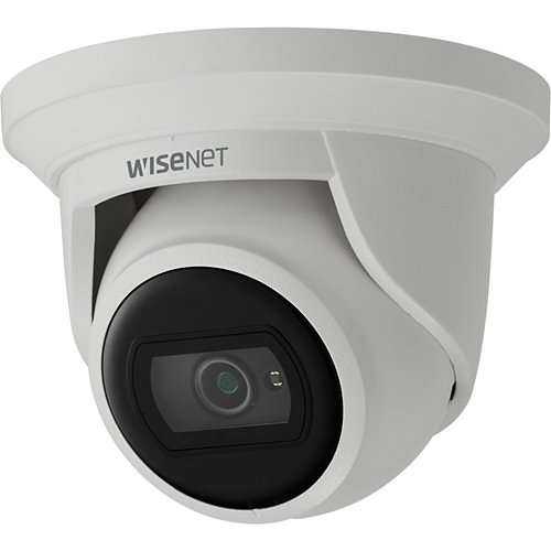 Hanwha QNE-8011R Wisenet Q-Series 5MP Super-Compact IR Flateye Camera, 2.8mm Fixed Lens