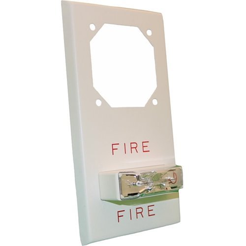 Eaton Wheelock RSSP-24MCW-FW StrobePlate, Wall, 24VDC, 15/30/75/110CD, White