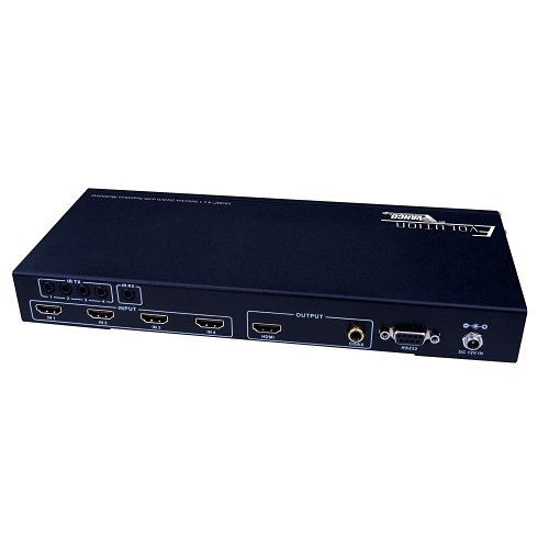Evolution EVSW1040 HDMI 4X1 Selector Switch with Seamless Switching and Multiview