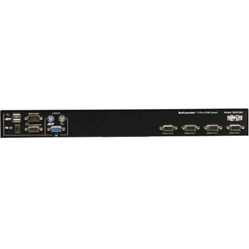 Tripp Lite B042-004 4-Port 1U Rack-Mount USB/PS2 KVM Switch with On-Screen Display, Compatible with All Major Operating Systems