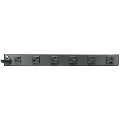 Tripp Lite RS1215-20 Rack-Mount Power Strip, 15' (4.57m) Cord, 120V, 20A, 12 NEMA 5-15R Outlets, 5-20P Input, 1U