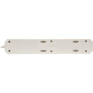 Tripp Lite TLP606 Protect It! 6-Outlet Surge Suppressor, 6' Cord, 790 Joules, Diagnostic LED, Light Gray Cabinet