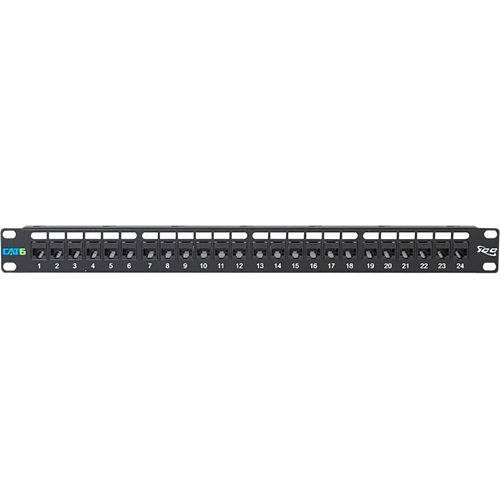 ICC ICMPP24CP6 CAT6 24-Port Feed-Through Patch Panel, 1U RMS