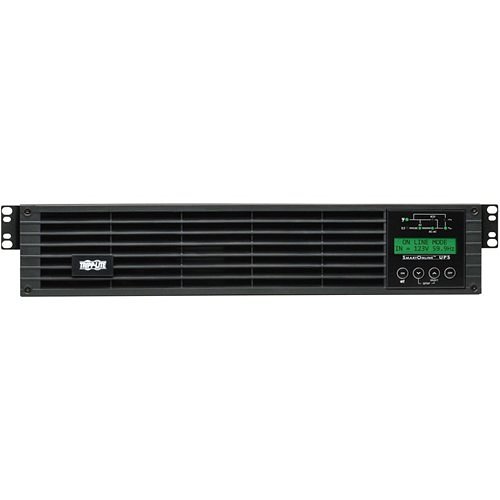 Tripp Lite SU3000RTXLCD2U SmartOnline Series Double-Conversion UPS, 3000VA/2700W, 2U RMS