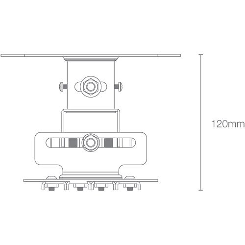 Optoma Ocm818w-Ru Ceiling Mount For Projector - White