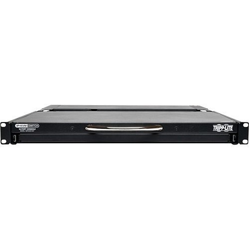 Tripp Lite B070-016-19-IP NetCommander 16-Port Cat5 KVM Over IP Switch, 19" LCD, 1 Remote and 1 Local User, 1U Rack-Mount