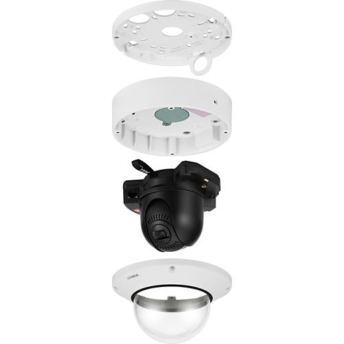 Hanwha XND-6081VZ Wisenet X-Plus 2MP Indoor Vandal PTRZ Dome Camera, 2.8-12mm Varifocal Lens