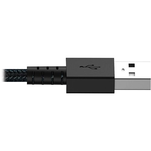 Tripp Lite M100-010-GY-MAX Heavy-Duty USB-A to Lightning Sync/Charge Cable, UHMWPE and Aramid Fibers, MFi Certified, 10' (3.05 m)