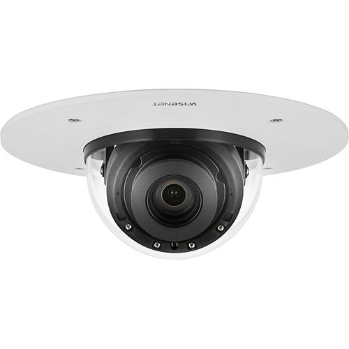 Hanwha XND-8082RF Wisenet X-Series 5MP IR Flush-Mount Indoor Dome Camera, 3.6-9.4mm Varifocal Lens