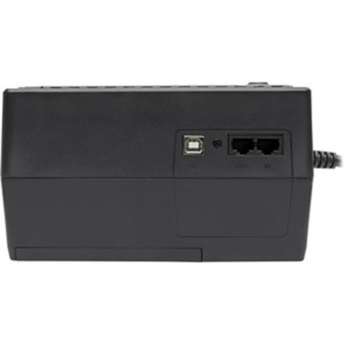 Tripp Lite INTERNET550U 550VA 300W Standby UPS, 10 NEMA 5-15R Outlets, 120V, 50/60 Hz, USB, Desktop, Wall Mount