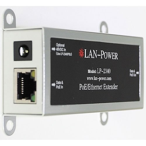 LAN Power LP-2340 1-Channel PoE & Ethernet Data Extender-10/100Mbs