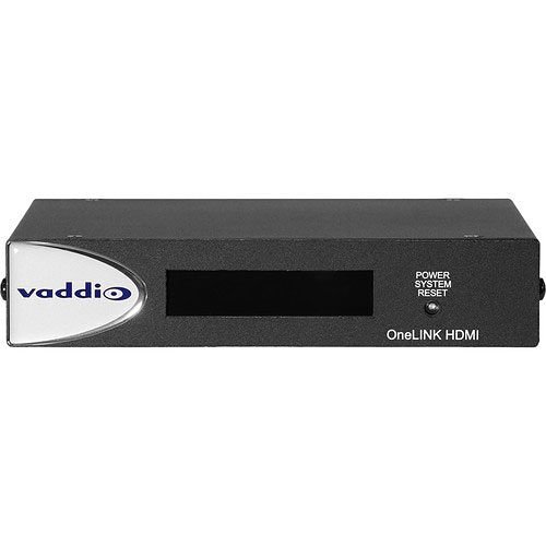 Vaddio 999-95450-500 RoboSHOT 12E HDBT OneLINK HDMI System for Polycom Codecs, Black