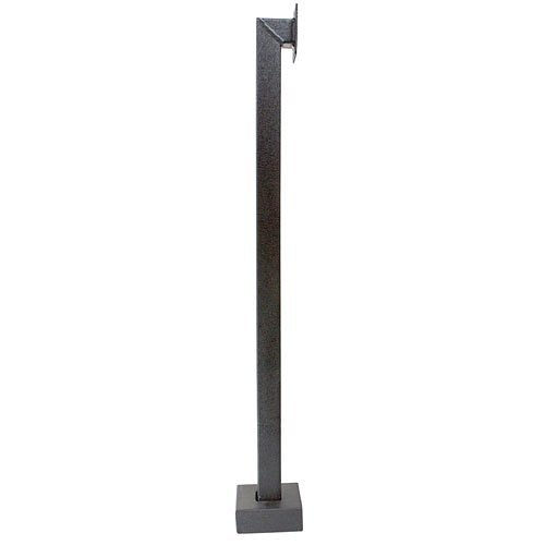 Pedestal Pro 42-2LP 42in Black Powder Coated Low Profile Pedestal, Pad Mount, ADA Compliant