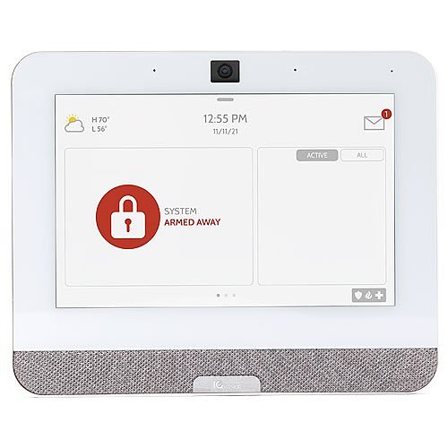 Qolsys IQP4006 AT&T IQ Panel 4 PowerG + 345MHz, 7" All-in-One Touchscreen, White