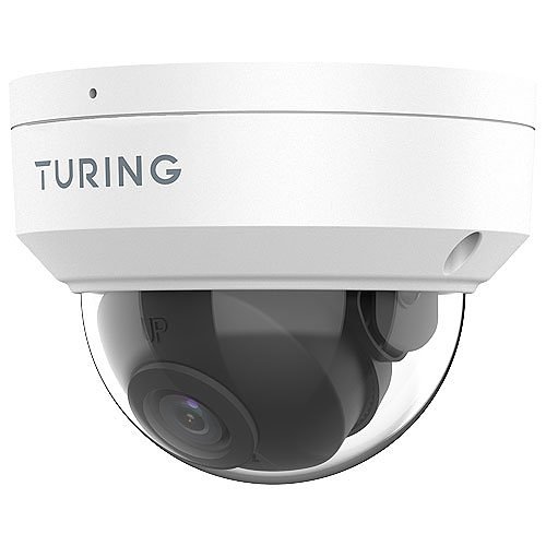 Turing Video TP-MFD8M28 SMART Series 8MP TwilightVision IR Dome IP Camera, 2.8mm Lens