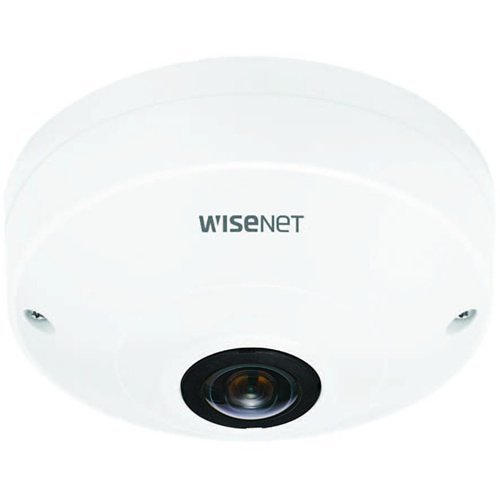 Hanwha QNF-9010 Wisenet Q-Series 12MP Fisheye Camera, 1.08mm Fixed Lens