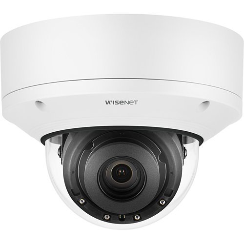 Hanwha XND-8082RV Wisenet X-Series 6MP IR Indoor Vandal Dome Camera, 2.8-8.4mm Varifocal Lens