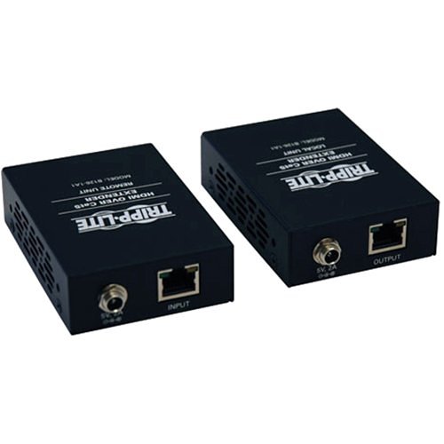 Tripp Lite B126-1A1 HDMI Over CAT5/6 Extender Kit, Box-Style Transmitter/Receiver for Video/Audio, Up to 150 ' (45 m), TAA