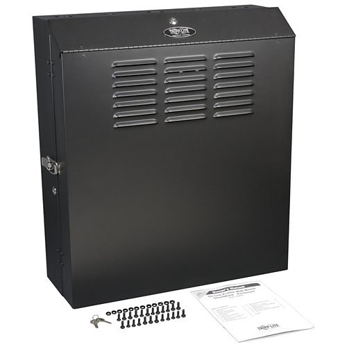 Tripp Lite SRWF5U36 SmartRack 5U Low-Profile Vertical-Mount Server-Depth Wall-Mount Rack Enclosure Cabinet