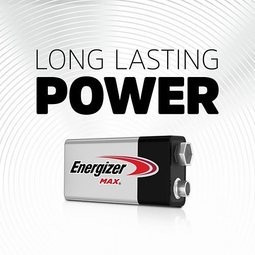 Energizer Max 22BP Alkaline 9 Volt Batteries, 1 Pack