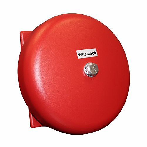 Eaton Wheelock MB-G10-12-R Motor Bell, Vibrating, Indoor/Outdoor, 12 VDC, 10" Shell, Red