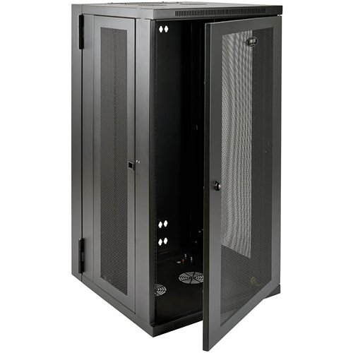 Tripp Lite SRW26USDP SmartRack UPS-Depth Wall Mount Half-Height Rack Enclosure with Hinged Back, 24.5" (62cm), 250lb (113.4kg), 26U