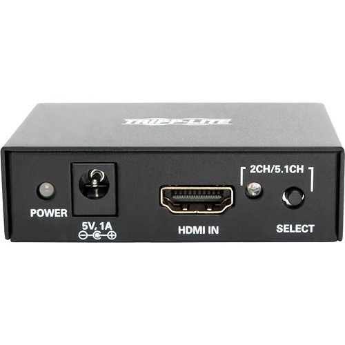 Tripp Lite P130-000-AUDIO 4K HDMI Audio Embedder, Extractor with TOSLINK and 3.5mm stereo output, 5.1", HDCP, 4K 30Hz