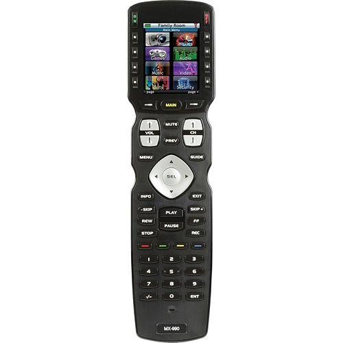 URC MX-990I IR/RF Hard Button Remote Control with Color LCD