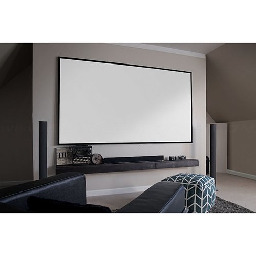 Elite Screens AR120H2-AUHD Aeon AcousticPro UHD Series 120" 16:9 4K Ultra HD Wall Mount Edge Free Fixed Frame Projector Screen