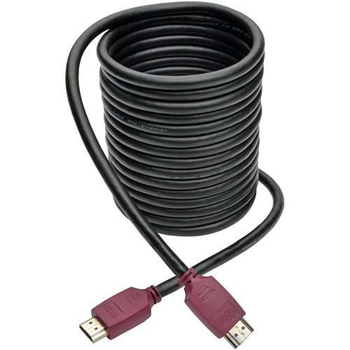 Tripp Lite P569-015-CERT High-Speed HDMI Cable with Ethernet and Gripping Connectors, 15' (4.57m), 4KUHD at 60Hz, M/M