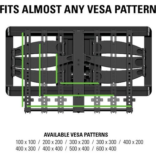 Sanus VLF628 Full Motion Wall Mount for 46-90" TVs