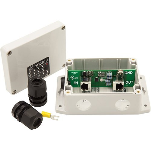 DITEK DTK-MRJPOEX Power over Ethernet Surge Protector for Outdoor Applications