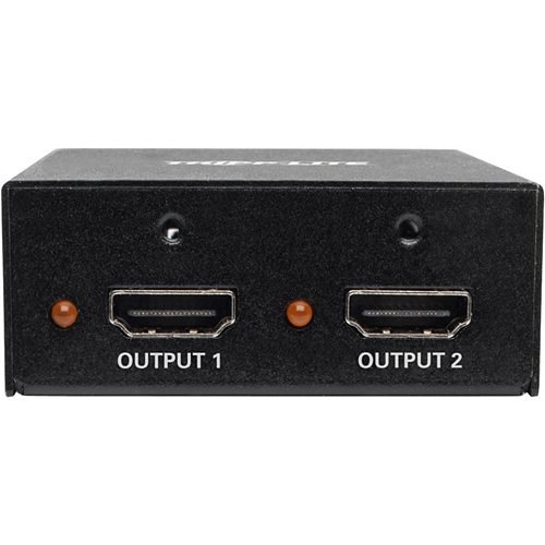 Tripp Lite B118-002-UHD-2 2-Port HDMI Splitter, HDCP 2.2, 4K at 60 Hz, HDR, TAA