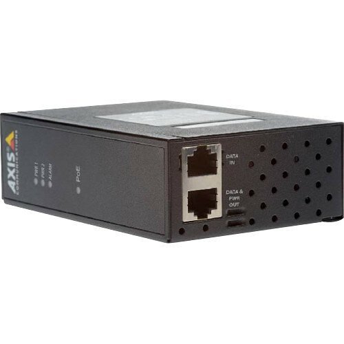 AXIS T8144 1-Port Industrial Midspan, Dual DC Inputs, 60W PoE