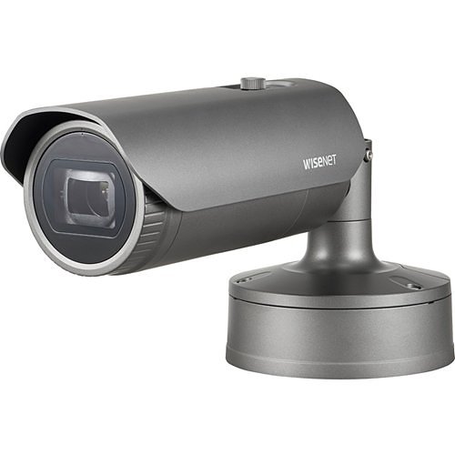 Hanwha XNO-6085R Wisenet X-Series 2MP IR Bullet Camera, 4.1-16.4mm Varifocal Lens