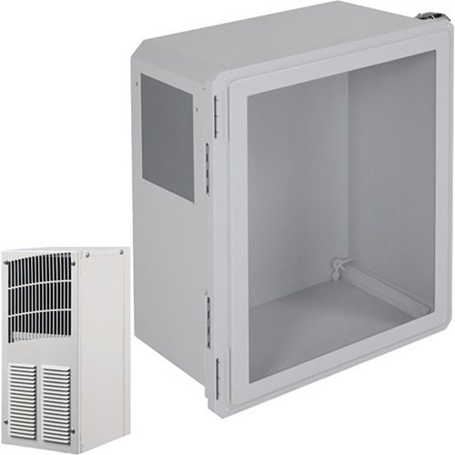 STI EF201610-W2 Enivroarmout FiberglaStopper Station with Wndw-20x16x10 Enclosure