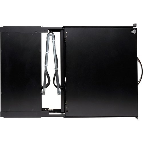 Tripp Lite B021-000-19 1U Rack-Mount Console with Rackmountable in 19" System Rack (1U), from 27" to 42" Deep, Connects to a PS/2 or USB Server or KVM Switch, Supports Resolutions up to 1366 X 768