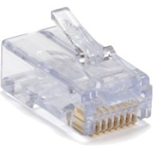 Platinum Tools 100010C EZ-RJ45 CAT6 Connectors, 50-Pack