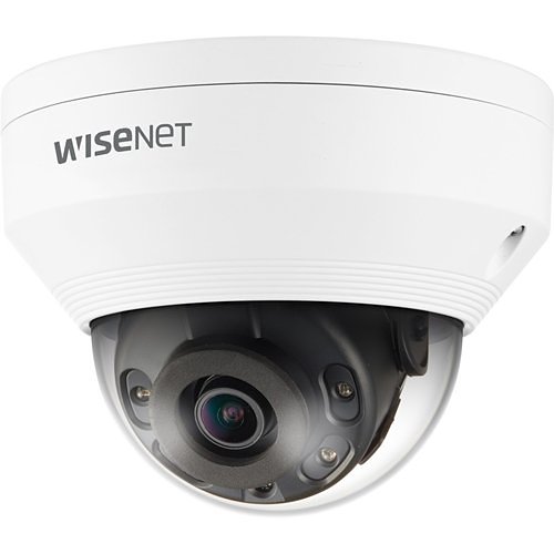 Hanwha QNV-8010R Wisenet Q-Series 5MP IR Vandal Dome Camera, 2.8mm Fixed Lens