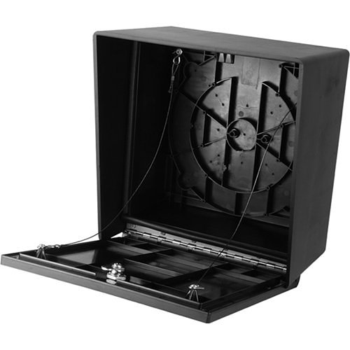 Pedestal Pro MC-PC-10-E-BLK 10" Square Polycarbonate Housing, Black