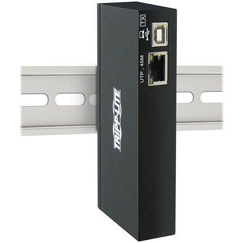 Tripp Lite B203-104-IND 4-Port Industrial USB Over CAT6 Extender, ESD Protection, PoC, USB 2.0, Mountable, 330', TAA