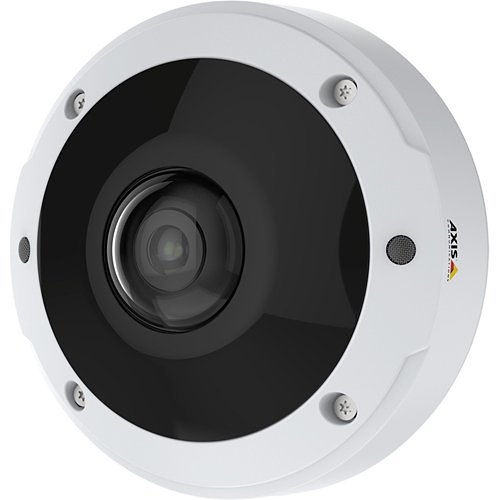 AXIS M3077-PLVE M39 Series 6MP Outdoor Vandal Resistant 360� Panoramic Fixed Dome IR WDR IP Camera, 1.56mm Lens