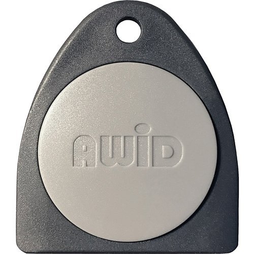 AWID KT-AWID-G-0 26-bit LF Proximity Keytag (Key Fob), Waterproof, Gray