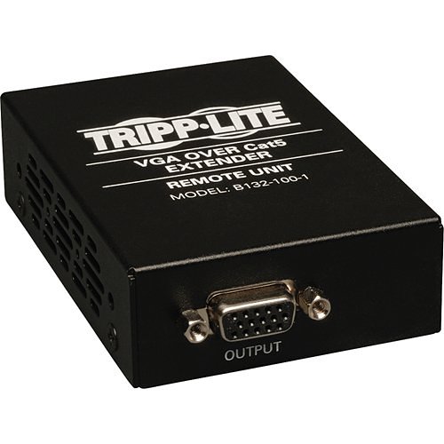 Tripp Lite B132-100-1 VGA Over CAT5/6 Extender, Box-Style Receiver for Video, Up to 1000' (305 m), TAA