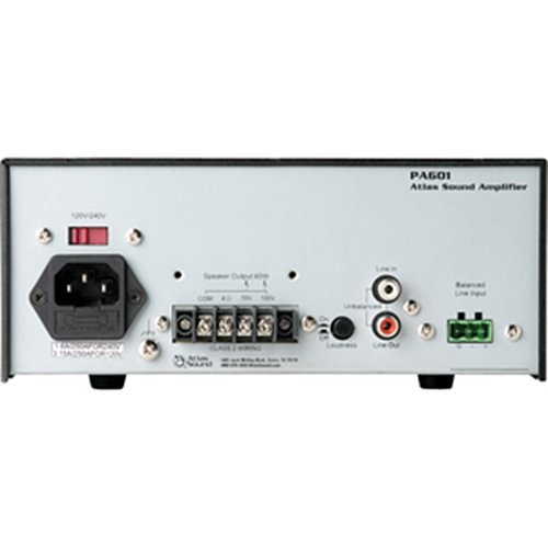 AtlasIED PA601 Single Channel, 60W Power Amplifier