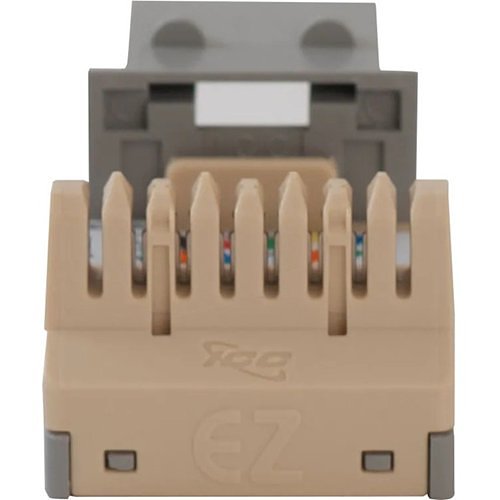 ICC IC1076V0GY Voice RJ11 Keystone Jack for EZ Style, Gray