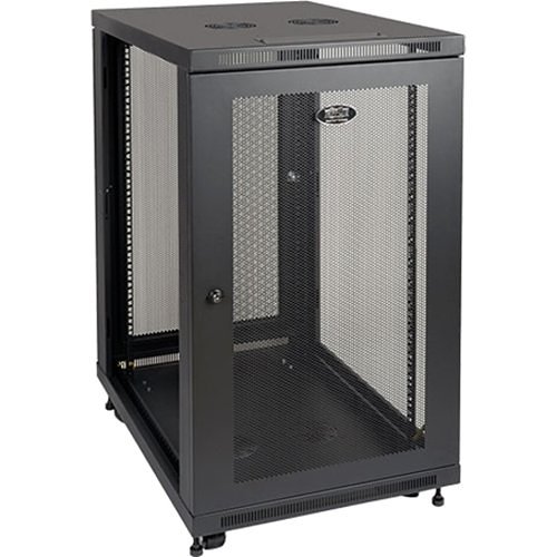 Tripp Lite SR24UB SmartRack Mid-Depth Half-Height Rack Enclosure, 33" (84cm), 1000lb (453.6kg), 24U