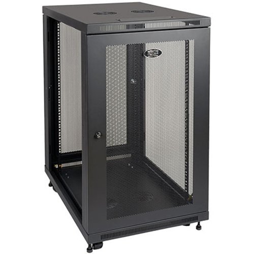 Tripp Lite SR24UB SmartRack Mid-Depth Half-Height Rack Enclosure, 33" (84cm), 1000lb (453.6kg), 24U