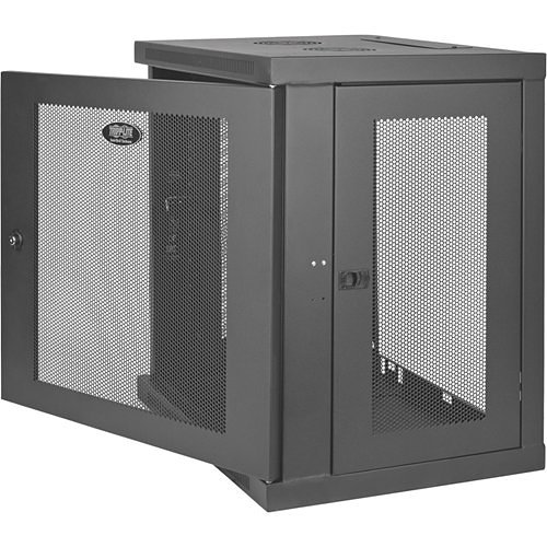 Tripp Lite SRW12U SmartRack Low-Profile Switch-Depth Small Wall Mount Rack Enclosure, 16.5" (42cm), 200lb (90.7kg), 12U